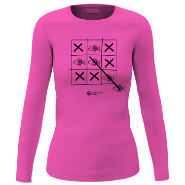 Fish Tick Tack Toe Women Long Sleeve Shirt